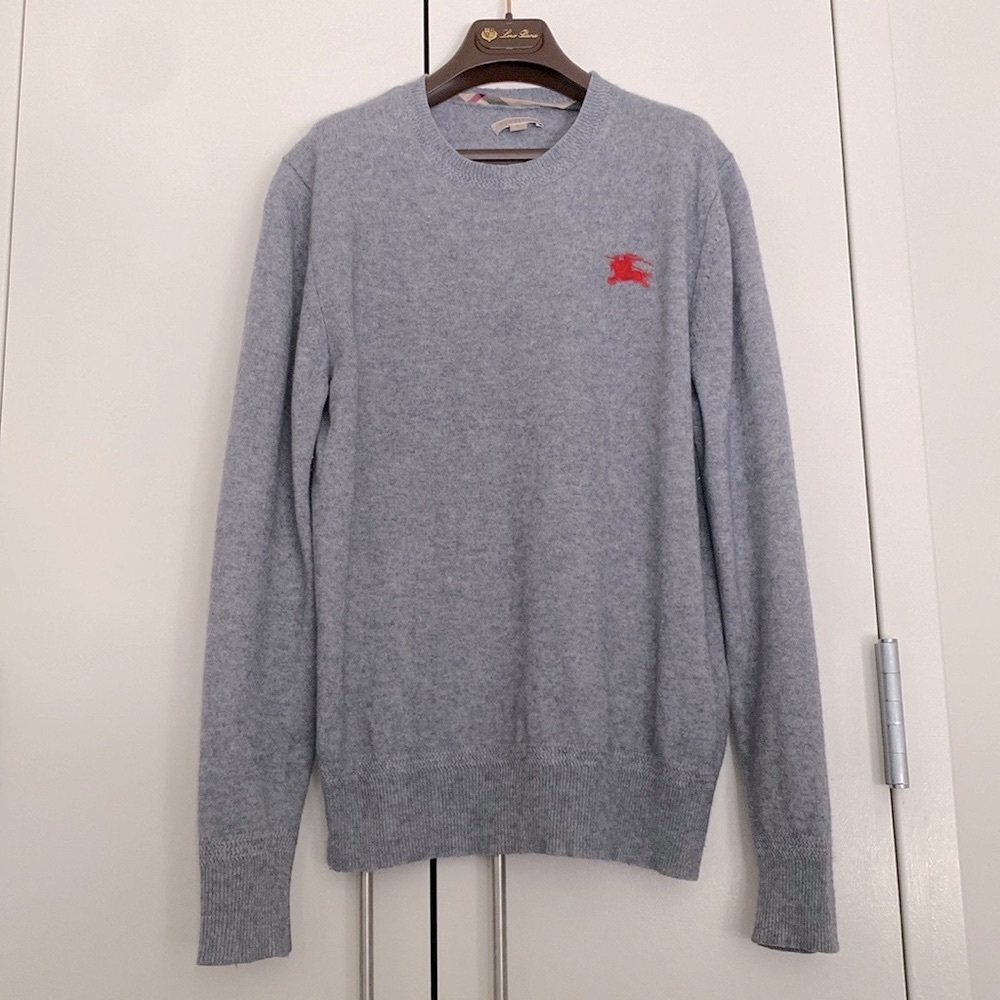Burberry Men’s Crewneck Cashmere Sweater